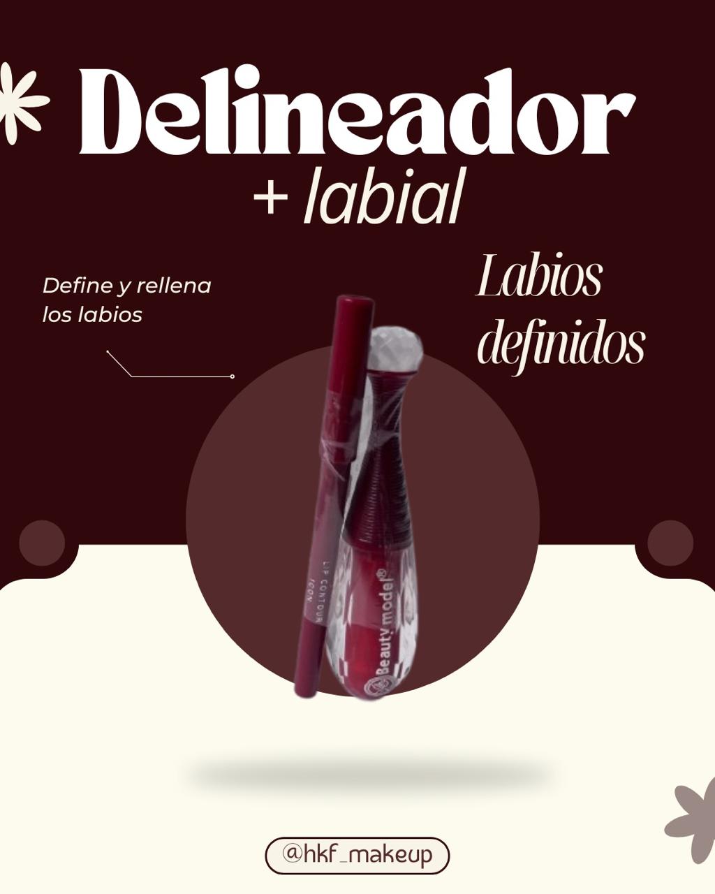 Labial + Delineador